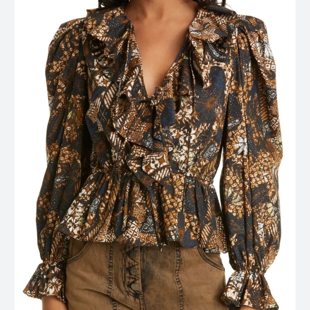 Ulla Johnson Kalila Ruffle Blouse